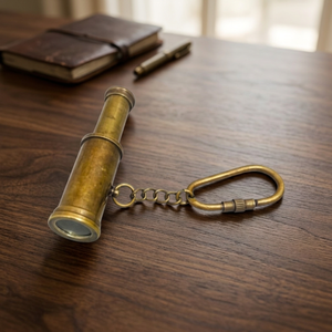Nautical KC2 Telescope Glass Keychain Compact Decorative Key <b>Ring</b> for Bag Gift and Everyday Carry - Product Image 3