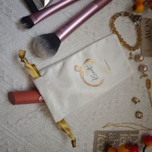 Manufacturer Wholesale Logo <b>Custom</b> Soft Velvet Cotton Packaging Bags for Necklace <b>Lipstick</b> Velvet Drawstring Gift Jewelry Bag - Product Image 3