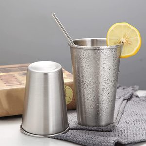 ถ้วยไพน์สแตนเลสแก้วเบียร์สำหรับเดินทางกลางแจ้งตั้งแคมป์ทุกวันปรับแต่งโลโก้ได้ - Product Image 5