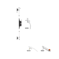 Accessoires de porte et de fenêtre Upvc Poignée de porte extérieure en aluminium pour fenêtre à battant