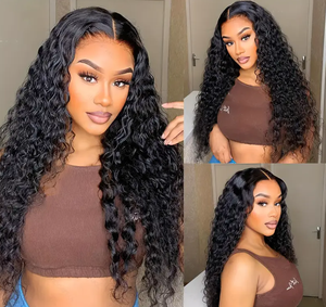 Mật độ 250% Brazil Trinh Nữ tóc giả tóc con người sâu xoăn 13x4 cho ren phía trước tóc giả trong suốt HD ren phía trước tóc giả - Product Image 2