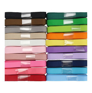 Cinta de grogrén Cinta de mancha de color sólido para regalo artesanal Envoltura de bricolaje Cinta de grogrén para fiesta de boda - Product Image 5