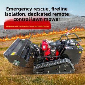 <b>Remote</b> <b>Control</b> Lawn <b>Mower</b> All-Terrain High-Power Crawler Weed Trimmer Mountain Grass Cutter C--151 <b>Remote</b> <b>Control</b> Operates Effor - Product Image 2