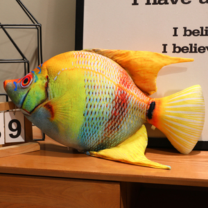 Sıcak satış okyanus peluş oyuncak-balık, çeşitli renkler, doldurulmuş hayvan oyuncaklar, yumuşak oyuncaklar, özelleştirilmiş olabilir - Product Image 3