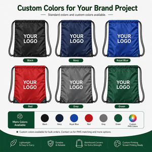 Mochila con Cordón de Poliéster 420D Premium con Logotipo Personalizado para Eventos Escolares y Bolsa Deportiva Resistente para Equipos - Product Image 5