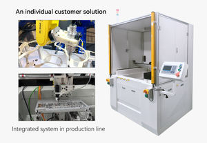 Machine de découpe automatique au laser CO2 pour pièces moulées par injection plastique, améliore l'efficacité et réduit les coûts de main-d'œuvre - Product Image 4
