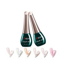 Mobray Vernis à ongles en gel de couleur personnalisé avec logo privé, vernis à ongles en gel à faire tremper, lampe UV/LED, vernis à ongles en gel pour la vente en gros aux femmes