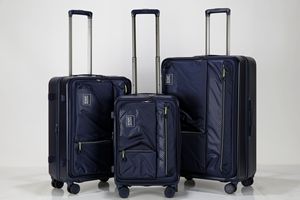 Valise professionnelle haut de gamme personnalisée à compartiments multiples, en thermoformage PC, avec poche avant et chariot en aluminium, pour l'exportation - Product Image 3