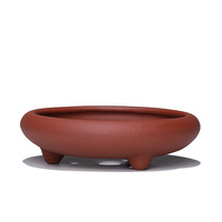 Élégant vieux pots en céramique rouge Yixing Zisha idéal pour les petites plantes succulentes bonsaï 2024