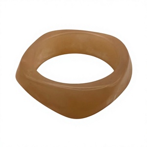Moule en résine de forme ronde, couleur marron, fait à la main, pour bijoux artistiques, bracelet, fournitures d'artisanat pour projets en résine - Product Image 1