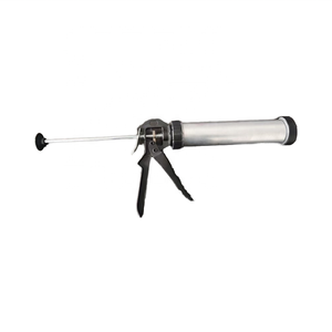 Pistola de calafateo de aluminio de 300 ml, aplicador de sellador de silicona de alta resistencia para construcción, gatillo suave, antipicaduras, resistente al óxido - Product Image 3
