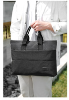 Sac pour ordinateur portable léger, sac pour ordinateur portable multi-compartiments, sacoche portable pour ordinateur portable, sac pour documents pour le bureau, les voyages d'affaires
