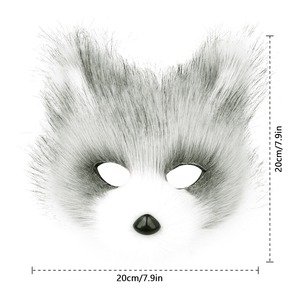 Ensemble <span class=keywords><strong>de</strong></span> trois pièces pour fille, costume d'Halloween, oreilles <span class=keywords><strong>de</strong></span> chat, queue <span class=keywords><strong>de</strong></span> chat en peluche, masque, gants, allure esthétique, comme cadeau <span class=keywords><strong>de</strong></span> chambre à coucher - Product Image 4