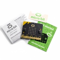 Carte microcontrôleur BBC Microbit V2 avec haut-parleur intégré, microphone, logo tactile pour l'apprentissage du codage et l'éducation STEM des enfants