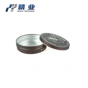 4 Oz 120ml Empty Printing Brown Custom Logo High Quality Luxury Boxes Aluminum Container Metal Cans