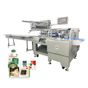 Horizontal Form Fill Seal Pillow Cookies Wafer Biscuit Mini Packing Machine For Flow Pack Tissue Diaper Price Of Packing Machine