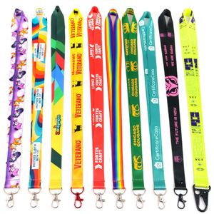 Cell Phone Id Card Holder Neck Strap Breakaway Dye Sublimation Printed Anime <b>Polyester</b> <b>Lanyard</b> With Logo Custom - Product Image 1