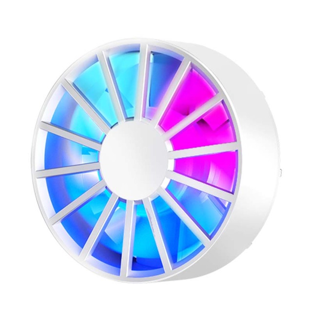 Portable RGB LED Lightweight Mobile Phone Cooling Fan Pad Radiator Cooler for Phone Tablet ipad