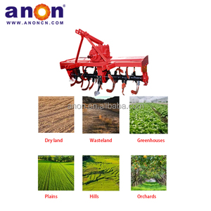 Fresa Rotativa Agricola ANON con Trasmissione a Catena, Accessorio per Trattore per Dissodamento del Terreno e Aratura - Product Image 5