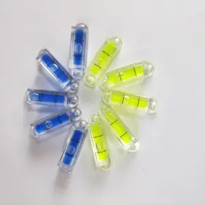 Mini Spirit Bubble Level Vials With Mounting Hole