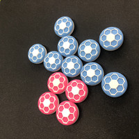 Capuchons de joystick 3D antidérapants en silicone anti-jaunissement pour manettes de jeu