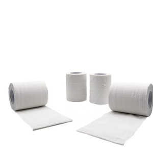 Virgin Wood Pulp Recycle Wood Pulp Roll Toilet <b>Paper</b> Bathroom <b>Tissue</b> <b>Paper</b> Roll - Product Image 3