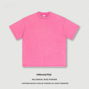เสื้อยืดสไตล์อเมริกันเรโทร ลุคเท่ห์ คุณภาพสูง สำหรับวัยรุ่นในช่วงฤดูร้อน ทรงหลวม คอกลม แขนสั้น - Product Image 1