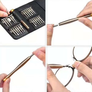 Kit de tournevis de précision magnétique 25 en 1, mini tournevis électronique, outils de réparation pour appareil photo et montre - Product Image 6