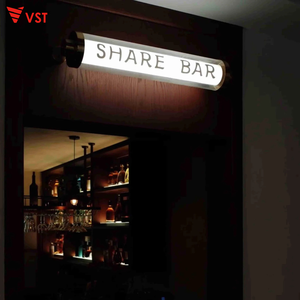 Vst Acrylic Vòng ống hộp Đèn Kit LED Side treo bên ngoài waterproofs biển hiệu ánh sáng lên LED quảng cáo nhỏ hộp đèn - Product Image 3