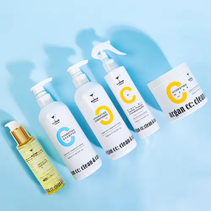 Vente en gros label privé ensemble de soins capillaires hydratants réparation huile d'argan kit de soins capillaires quotidiens huile de miel super bon prix kit de soins capillaires - Product Image 6