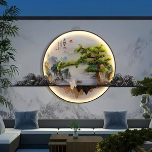 Luminária de Parede LED Moderna em Liga de Alumínio, Luz Branca Quente, Design Criativo Chinês, para Sala de Estar e Estudo - Product Image 3