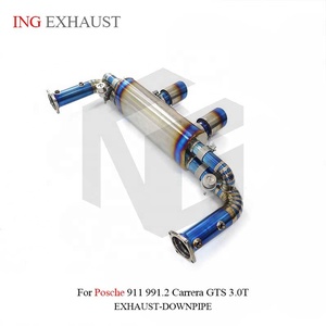 Sistema <span class=keywords><strong>de</strong></span> <span class=keywords><strong>Escape</strong></span> CatBack <span class=keywords><strong>de</strong></span> Titanio ING para Porsche 911 991.2 Carrera GTS 3.0T, Piezas <span class=keywords><strong>de</strong></span> Afinación <span class=keywords><strong>de</strong></span> Rendimiento Ultraligeras, Venta al Por Mayor - Product Image 4