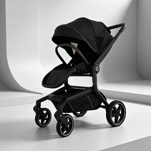 Cochecito de Bebé Landleopard Kingkong 3 en 1, Compacto, Plegable, de Aluminio y Tela, con Asiento Reclinable, Protección UV UPF50+, 0-36 Meses - Product Image 1
