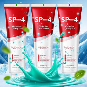 Dentifrice blanchissant SP-4 avec probiotiques, réduit les taches jaunes, haleine fraîche, usage quotidien, 120g - Product Image 1
