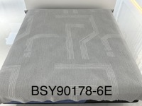 Ventes directes d'usine de textile à la maison 100% tissu de matelas tricoté en polyester