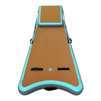 Gran oferta, juego de agua, cubierta flotante inflable para el sol, isla flotante, Salón/Fiesta, plataforma de ocio, muelle flotante inflable para fiesta