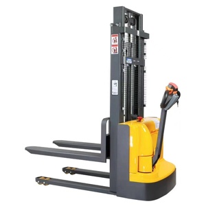 Transpaleta Eléctrica de 2 Toneladas, Apilador Pequeño con Elevación Hidráulica de 2 Metros, Batería de Plomo-Ácido, Neumáticos Sólidos, para la Industria de la Construcción - Product Image 4