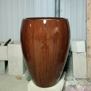 กระถางปลูกต้นไม้ไฟเบอร์กลาสรูปทรงใหม่ล่าสุดจากโรงงานเวียดนาม เป็นมิตรกับสิ่งแวดล้อม ทนทาน น้ำหนักเบา ชุด 3-4 ชิ้น สำหรับบ้านและโรงแรม - Product Image 4