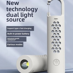 Outdoor Camping <b>Light</b> Portable Flashlight with Side <b>Light</b> Strong <b>Light</b> Rechargeable Mountaineering Multiple Modes Fashion Design - Product Image 1