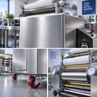 Machine à étaler la pâte commerciale, épaisseur réglable de 0,5 à 5 mm