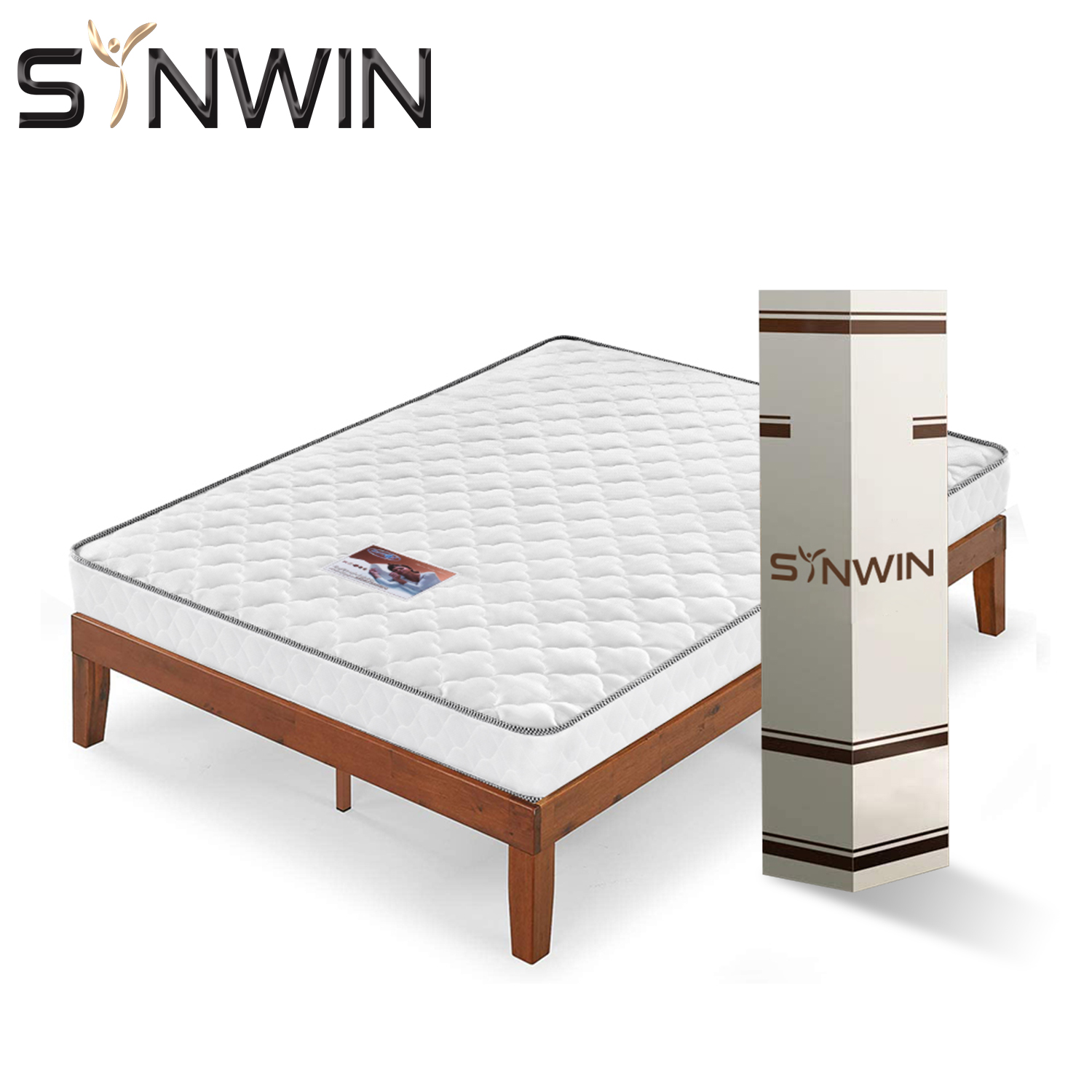 Low Price 312 Bonnell Coil Spring Mattress Cotton Cover 