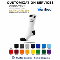Chaussettes d'équitation professionnelles OEM pour hommes, style sport, écologiques, hauteur genou, respirantes, avec logo personnalisé