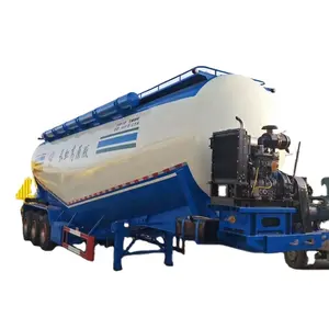 3Axles 30m3 40m3 Bulk Cement Tanker Semi Trailer cement semi trailer dry bulk tanker for Sale