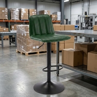 Tabourets de bar pivotants modernes, réglables en hauteur, en cuir PU, chaises de bar minimalistes nordiques, tabourets de comptoir de cuisine en gros