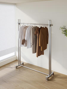 Perchas <span class=keywords><strong>de</strong></span> Acero Inoxidable <span class=keywords><strong>para</strong></span> Tiendas <span class=keywords><strong>de</strong></span> <span class=keywords><strong>Ropa</strong></span>, Exhibidores <span class=keywords><strong>de</strong></span> <span class=keywords><strong>Ropa</strong></span> <span class=keywords><strong>para</strong></span> Hombre y Mujer, Estantes <span class=keywords><strong>de</strong></span> Fácil Montaje - Product Image 4