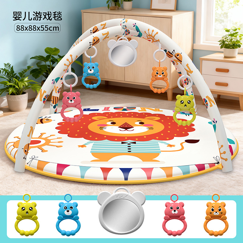 8723 lion baby blanket-english color box