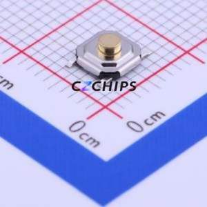 TS-1187A-C-D-B Tactile Switch SMD Switch Single Pole Single Throw Round Button 2.6N Vertical Mount - Product Image 1