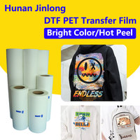 60cm Dtf Film Froid Chaud Peel Translucide 24 Pouces Simple Face Dtf Film De Transfert Dtf 32 Pouces Pet Film Rouleau 80cm * 100m