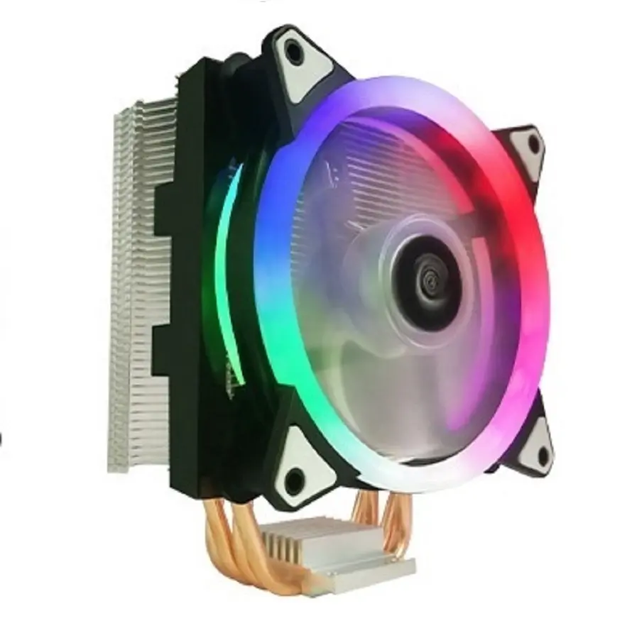 Universal fan cooling tower for AMD AM4 AM5 Intel lga 775 1150 1151 1155 1156 1200 1700 2011 PC 120mm RGB ARGB led CPU cooler