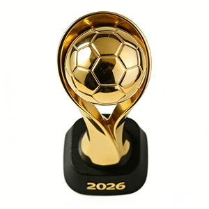 2026年サッカー大会メタルクラフト彫刻フットボール競技賞スポーツトロフィー - Product Image 4